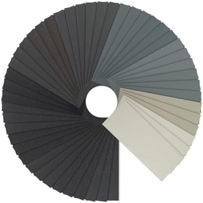 Sandpaper, 48 pcs, 120-5000 Grit, Aluminum Oxide, Wood, Metal, Plastic, 9 x 3.6