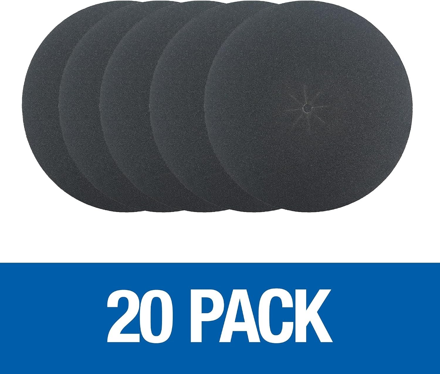 50 Silicon Carbide Floor Edger Discs – 7″ x 5/16″ Hole, Grit 80F Quality Assured