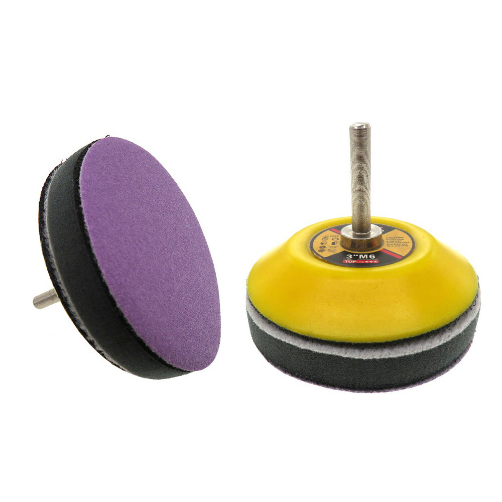 3 Inch 75mm Sanding Discs Wet & Dry Sanding Pads Hook & Loop Sheets 60-10000Grit