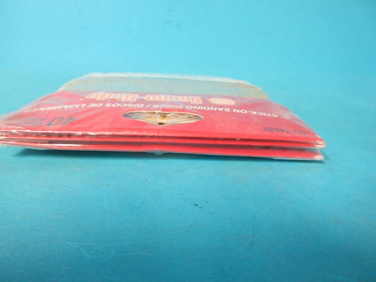 3 packs of 5 Napa Econo Body 40 Grit 5″ Stick-on Sanding Discs 127mm