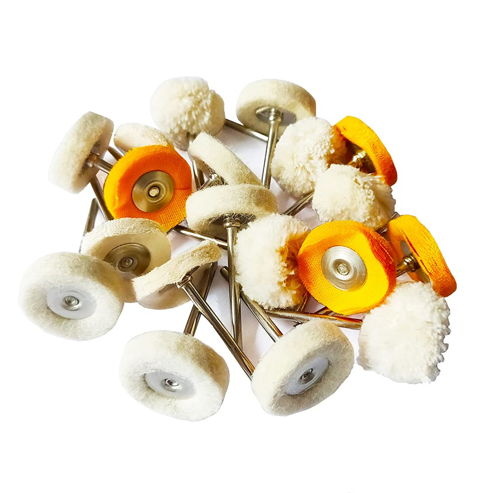 78 Pcs Polishing Buffing Wheel Set for Dremel Polishing Kit Felt Wool Cotton