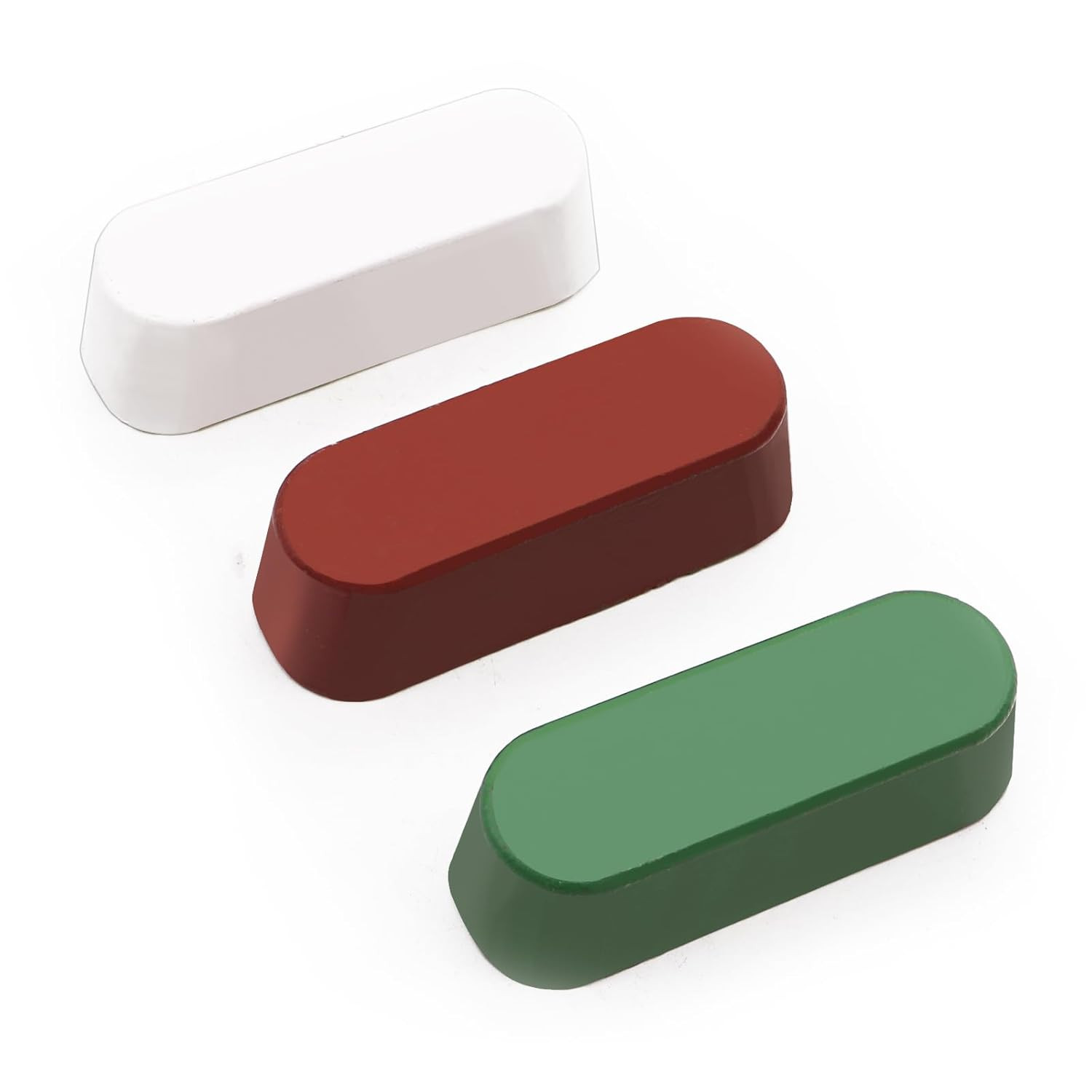 3 Pack Metal Buffing Polishing Compound Kit White Red Green 3.5oz