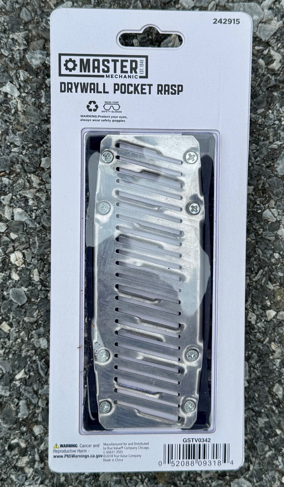 Master Mechanic Drywall Pocket Rasps (6 Count) NEW