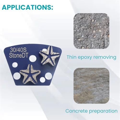 Trapezoid Concrete Floor Diamond Soft bond Coarse 30.0 30/40# Soft bond
