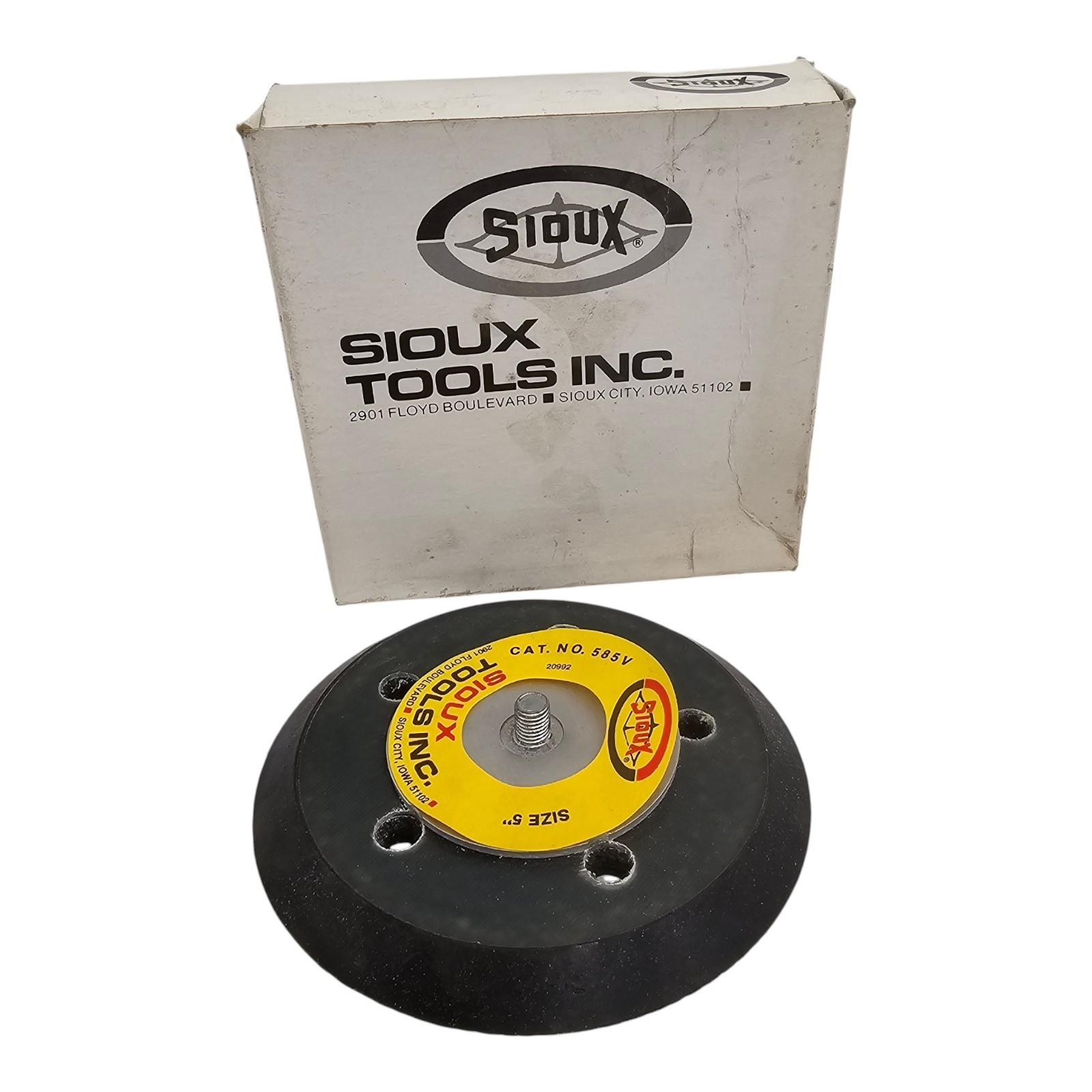Sioux Tools Backing Pad 585V 5″ Black Orbital Sander Replacement Part