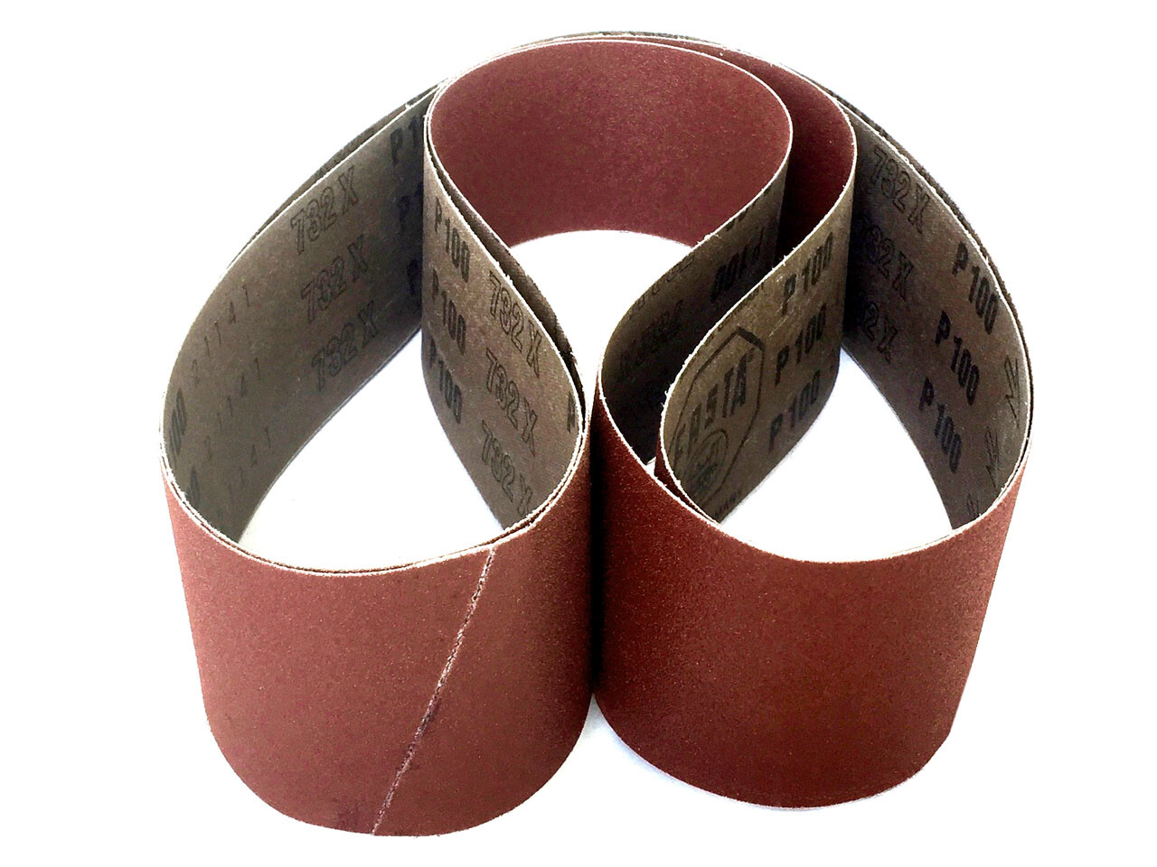 Sanding Belts 2 X 48 Aluminum Oxide Cloth Sander Belts, 18 Pack (100 Grit)