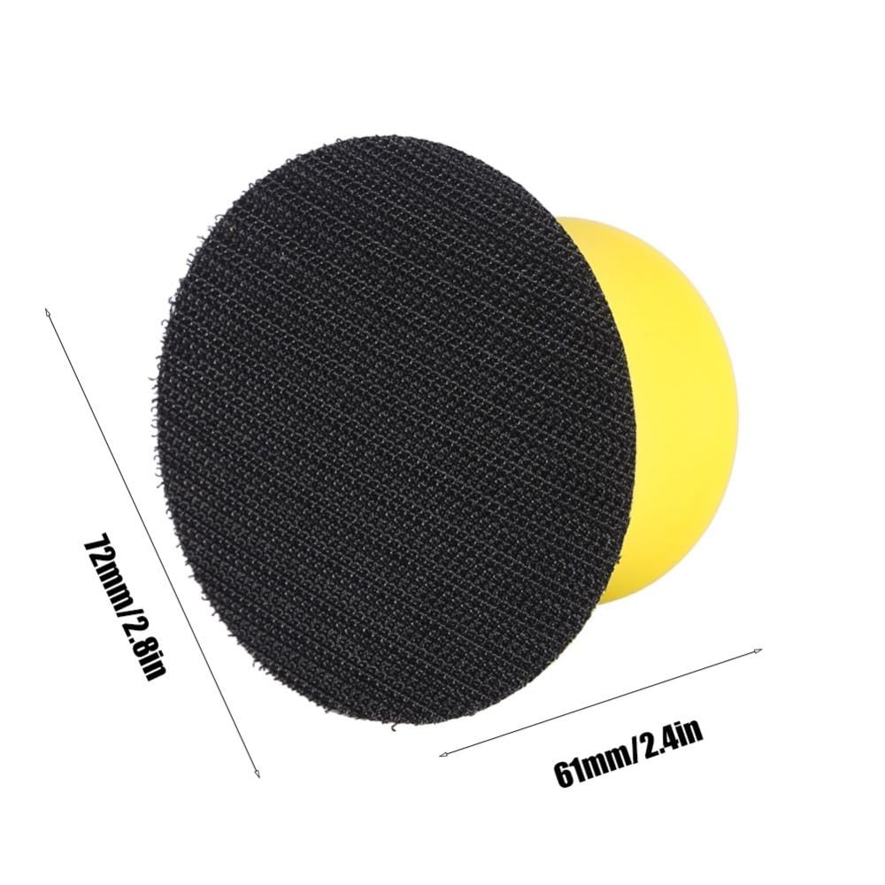 2/3/5inch Round Foam Sanding Pads “ Pu Hook & Loop Foam Hand Sanding Block For W