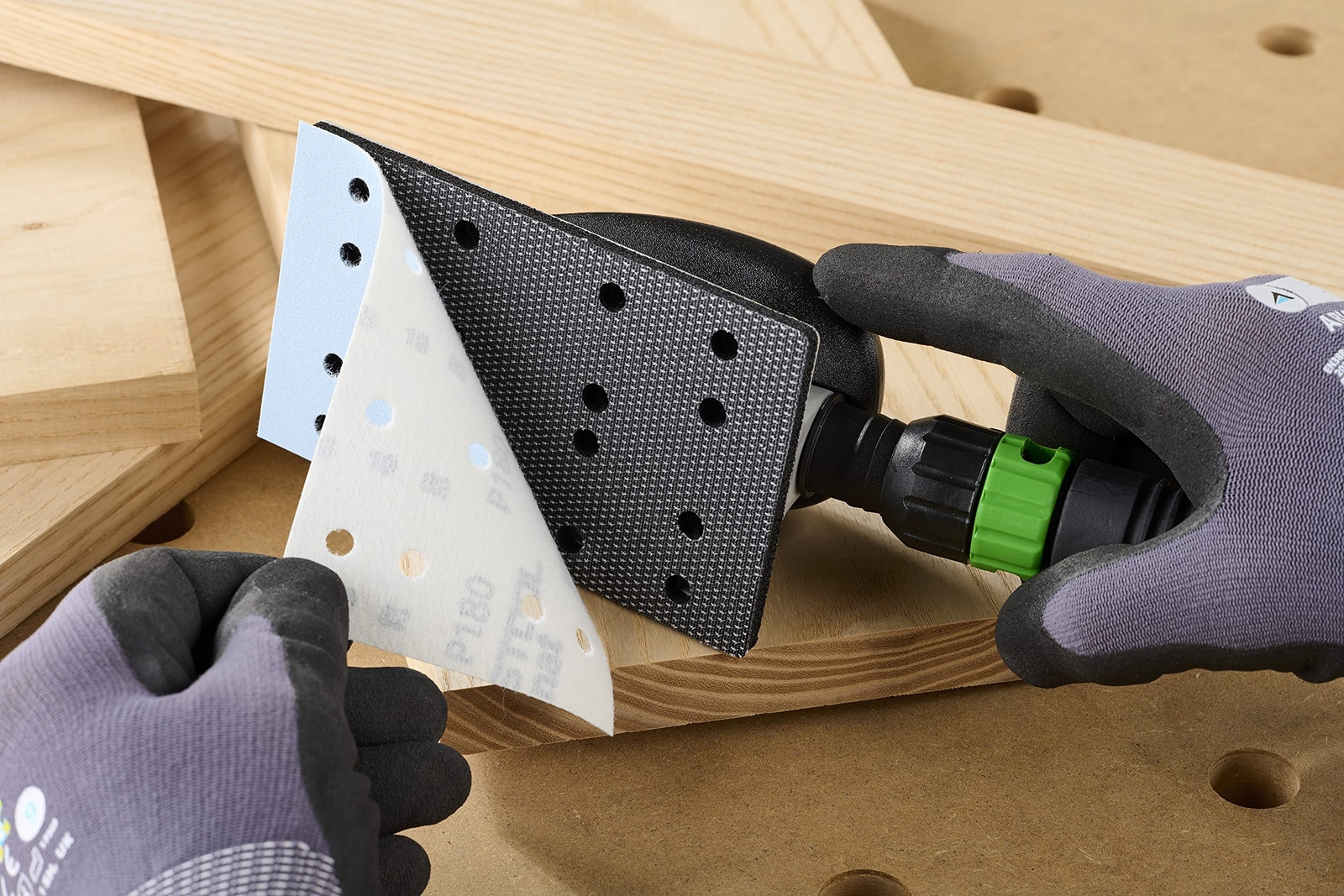 Festool Hand Sanding Block 80mm x 130mm for Smooth Finishes