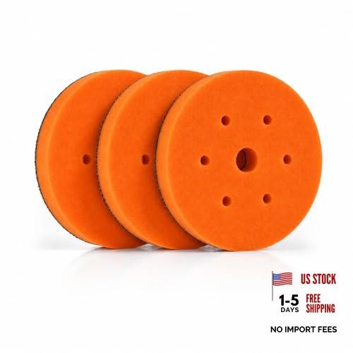 Classic Motoring 5″ Polishing Foam Pads (3-Pack) – Light Correction & Swirl
