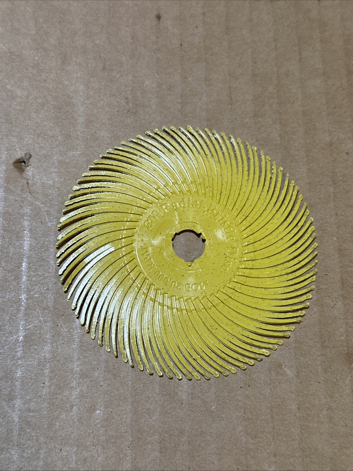 3M 30126 Radial Bristle Discs 3″ x 3/8 80 Grade Grit Box 18 Discs