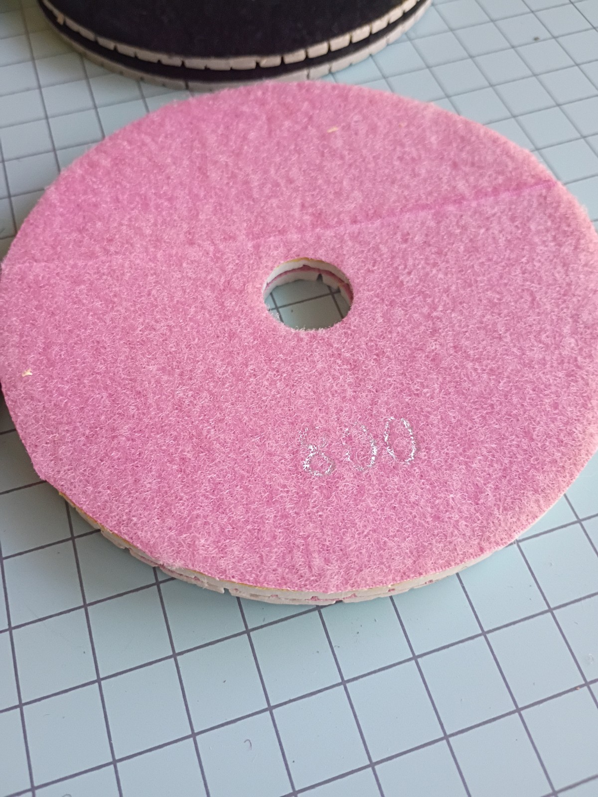 Lot Of 8 Various Grit 5″ Diamond Polishing Pads B32