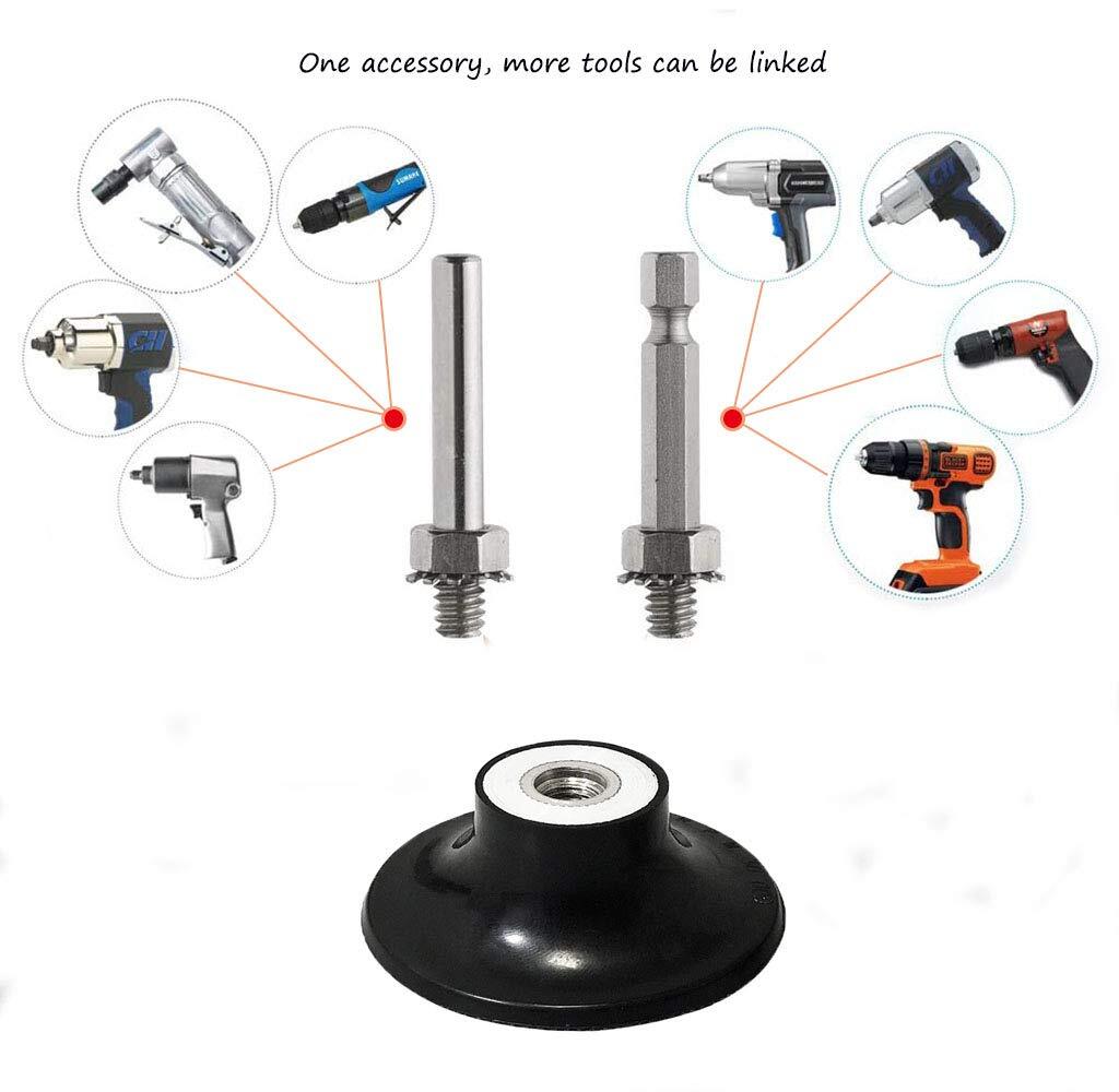 Crossarctic 75Pcs 3 inch Quick Change Disc Set Zirconia Roll Lock Sanding Dis…