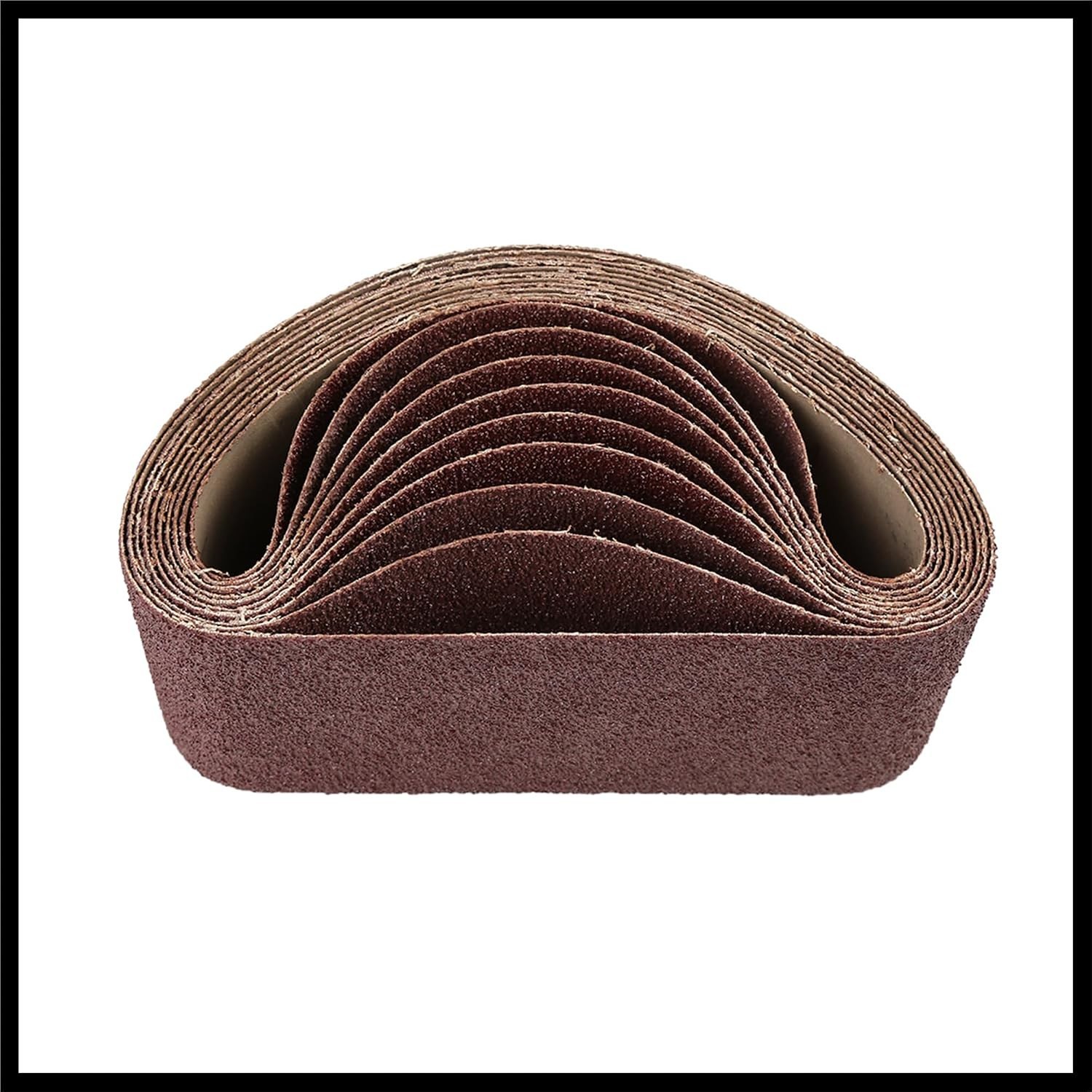 10 Aluminum Oxide Sanding Belts 40 Grit 3″x18″ – Anti-Clogging & Heat Resistant