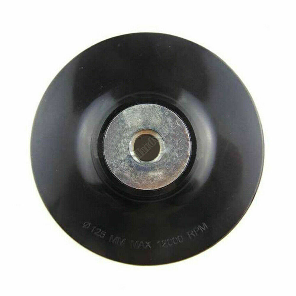 4” 100mm Angle Grinder Rubber Backing Pad w/ M10 Lock Nut for Resin Fiber Disc