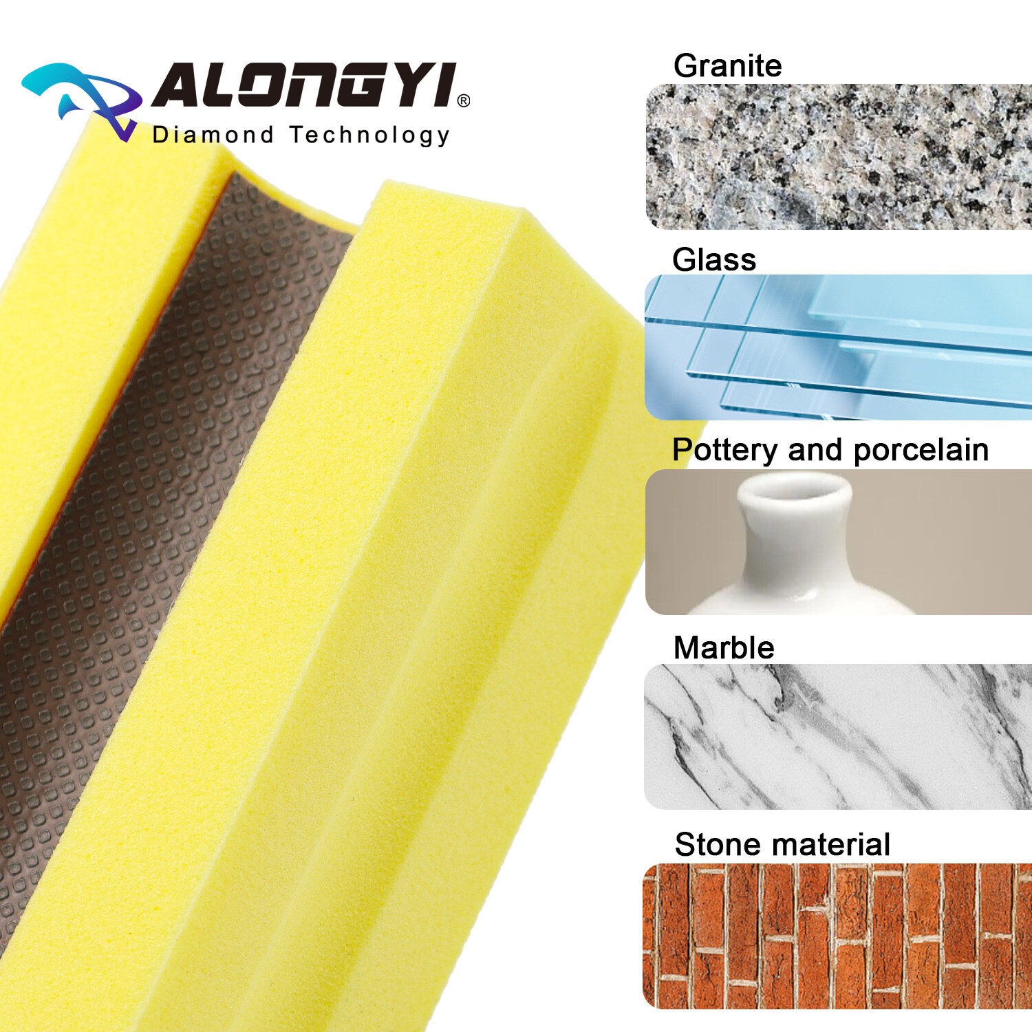Diamond Polishing Hand Pads Profile V20 for Stone Glass Concrete Granite Marble