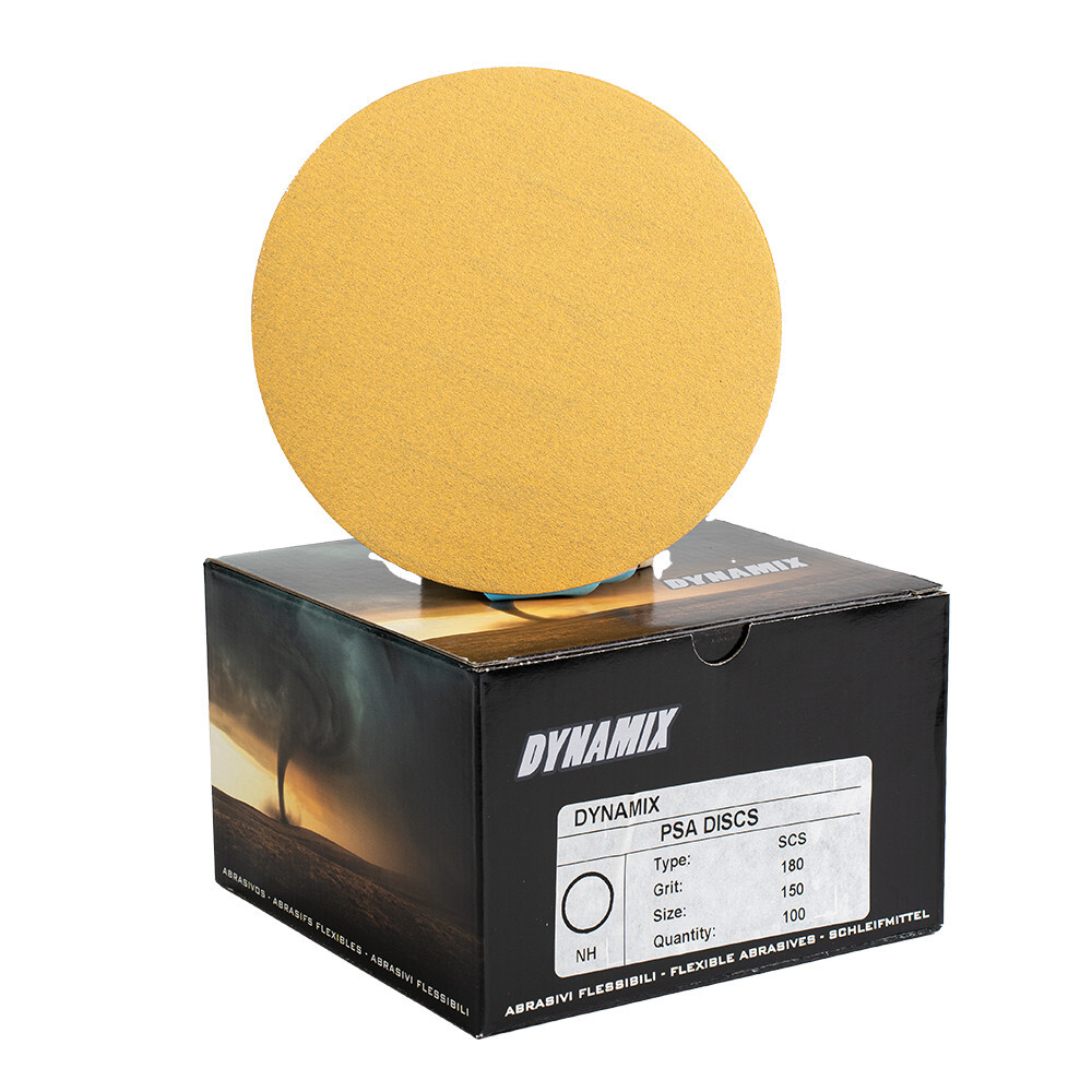 DYNAMIX PSA 6” Sanding Discs, Self Adhesive Stickyback for DA Sander