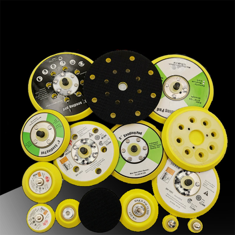 1″ – 6″ Hook Loop Sanding Polishing Backing Disc Pad M6 M8 Thread for Air Sander