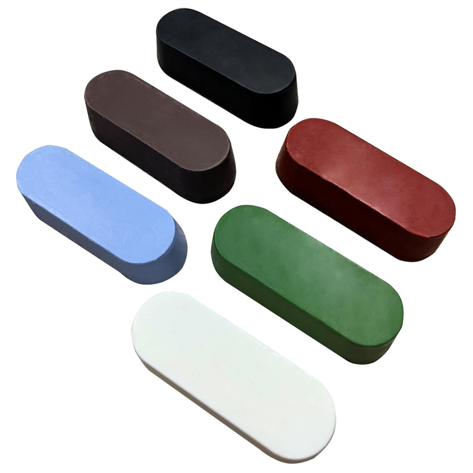 6Pcs Metal Polishing Buffing Compound Set for Buffing Wheel, Jewelry, Stainless