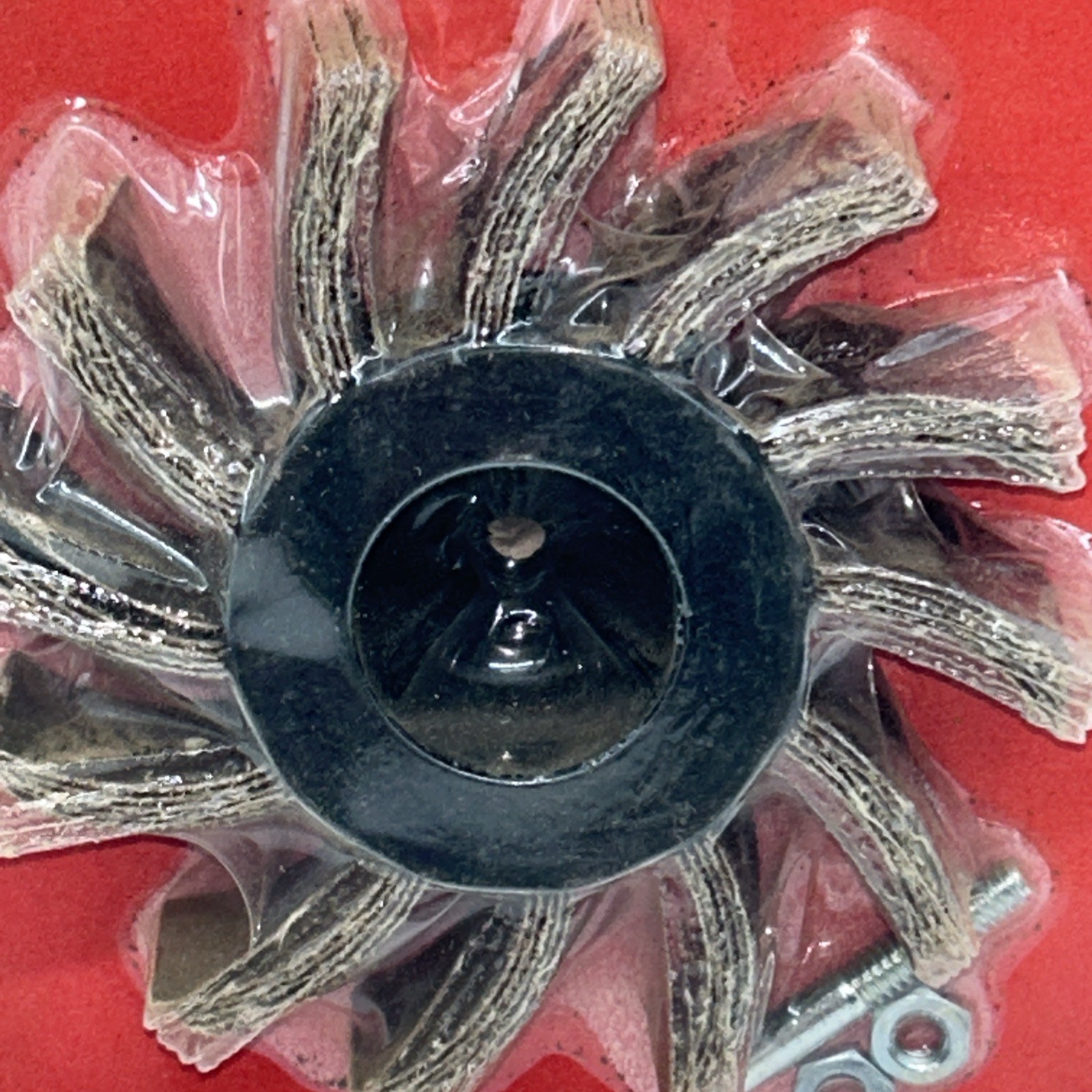 Master Mechanic 5”x1” Abrasive Cloth Sanding Wheel Coarse NOS Vintage Flap Wheel