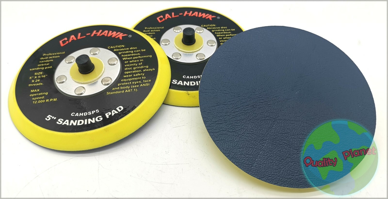Lot of 3 DA 5″ PSA Sanding Backup backing pad for sticky Sanders