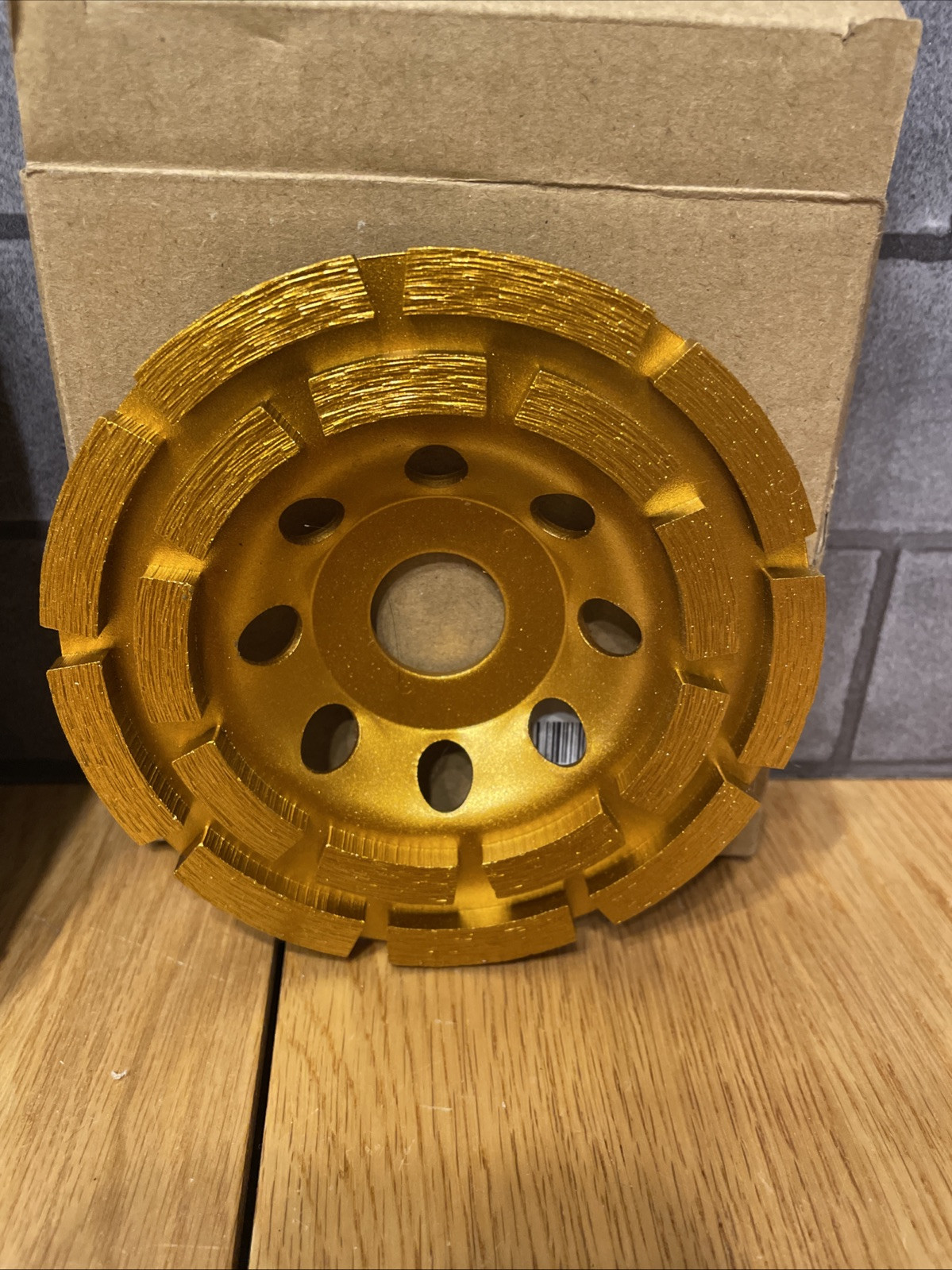 (2) Kseibi #644030 4-1/2 Inch Double Row Segmented Diamond Cup Grinding Wheel