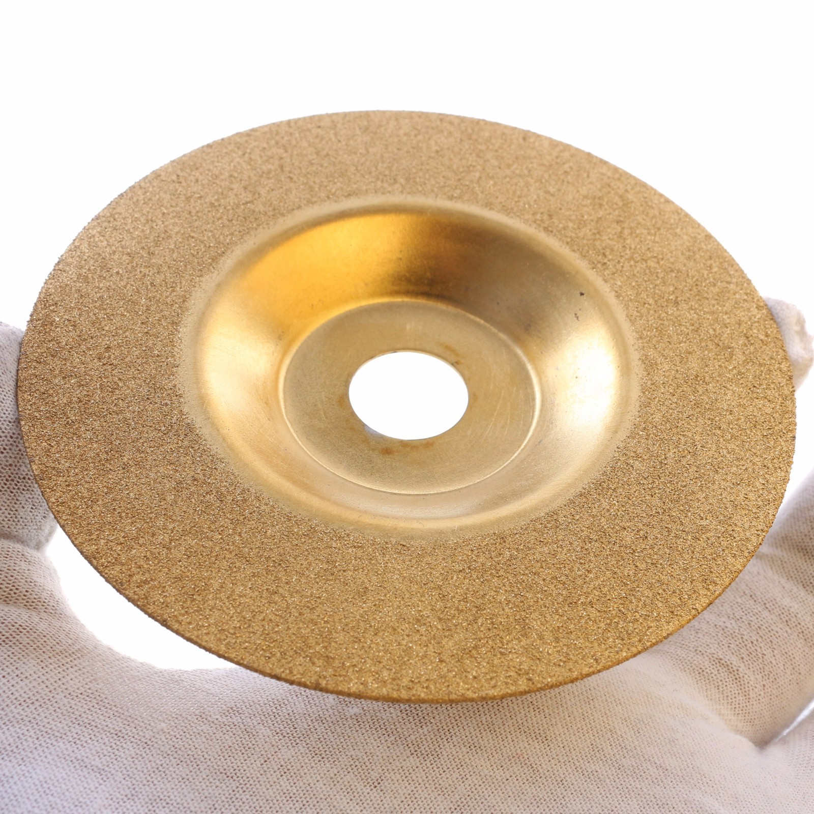 100mm 4″ inch Diamond TITANIUM Grinding Disc Arbor Hole 5/8″ grit 150