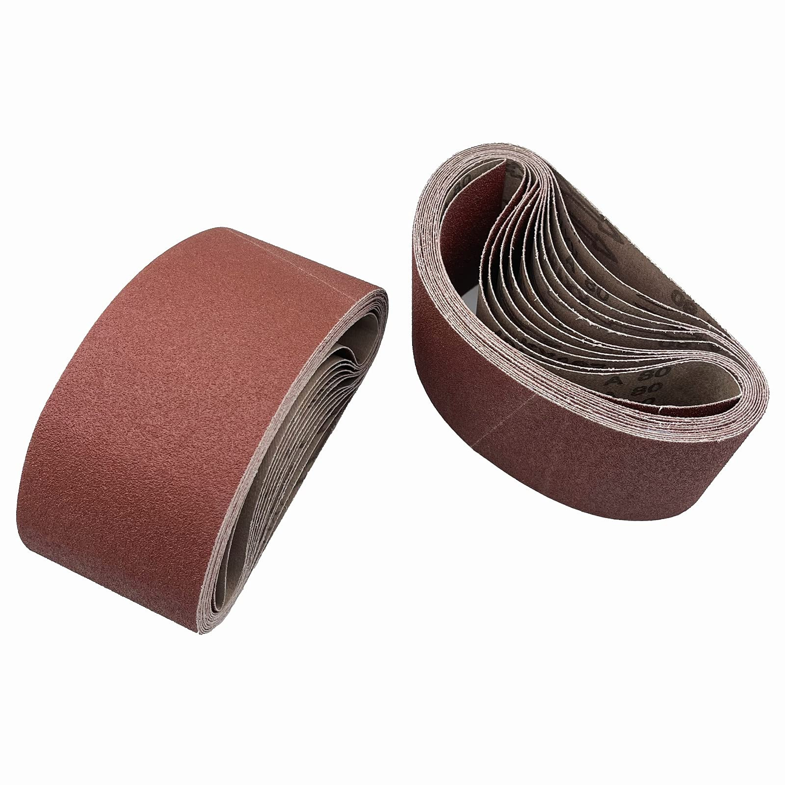 24Pcs 4×21-Inch Sanding Belts,Craftsman Sanding Belt Assortment 4×21, 8PCS Ea…