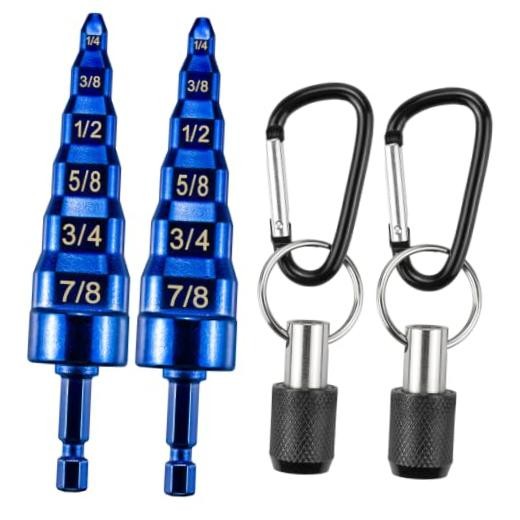 6-in-1 Copper Swaging Tool HVAC, 2-Pack Soft Tube Expander, Carbon Steel, Blue