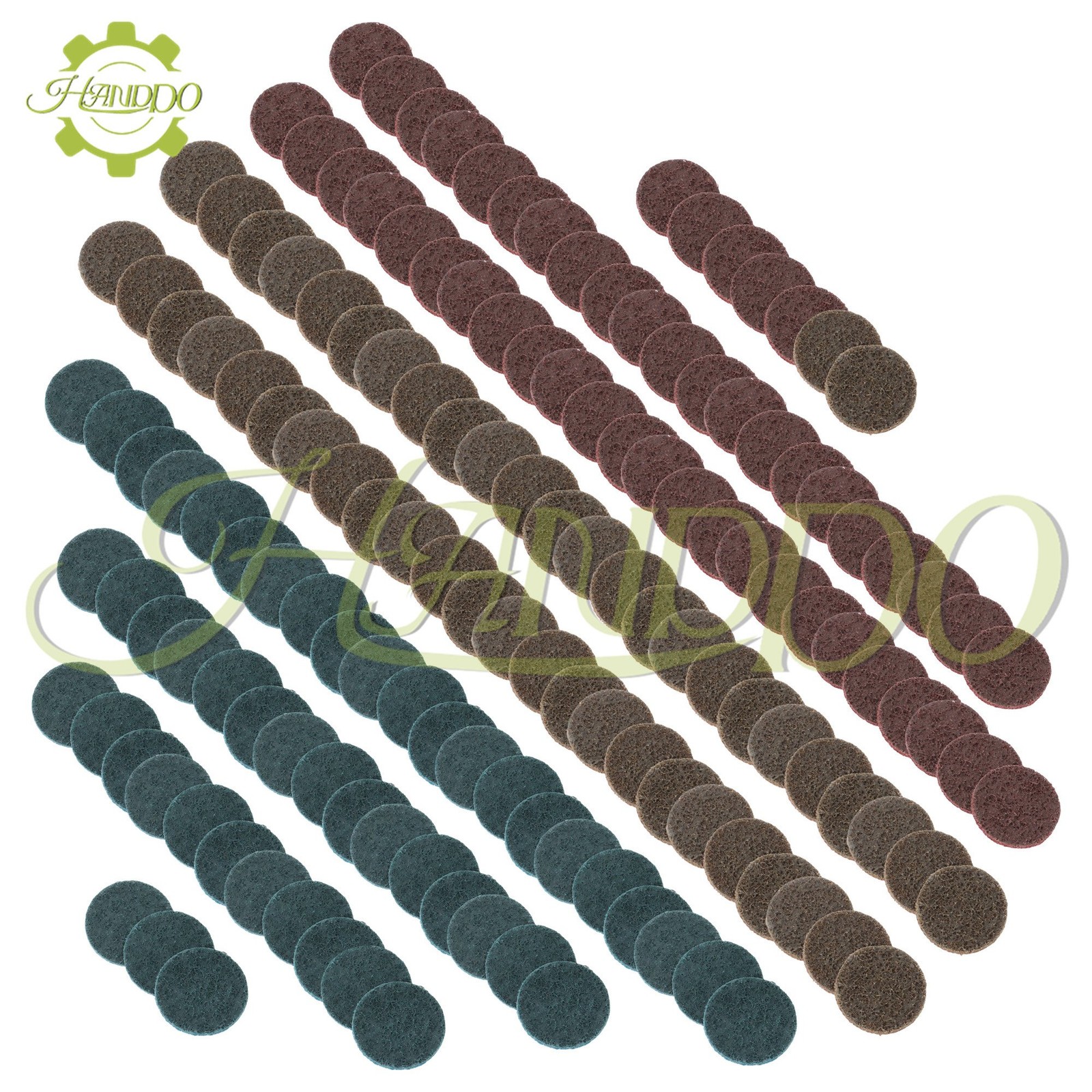 150PC 2″ Torque Sand Discs Set Fine Medium And Coarse Sanding Discs Quick Change