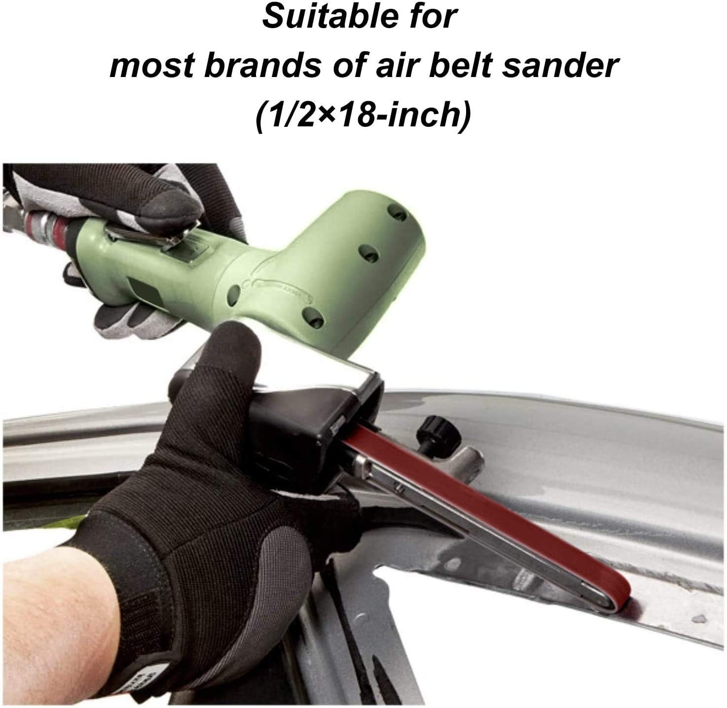 High-Performance 48 PCS Sanding Belts – 1/2×18 Inch for Wood, Metal & Plastics