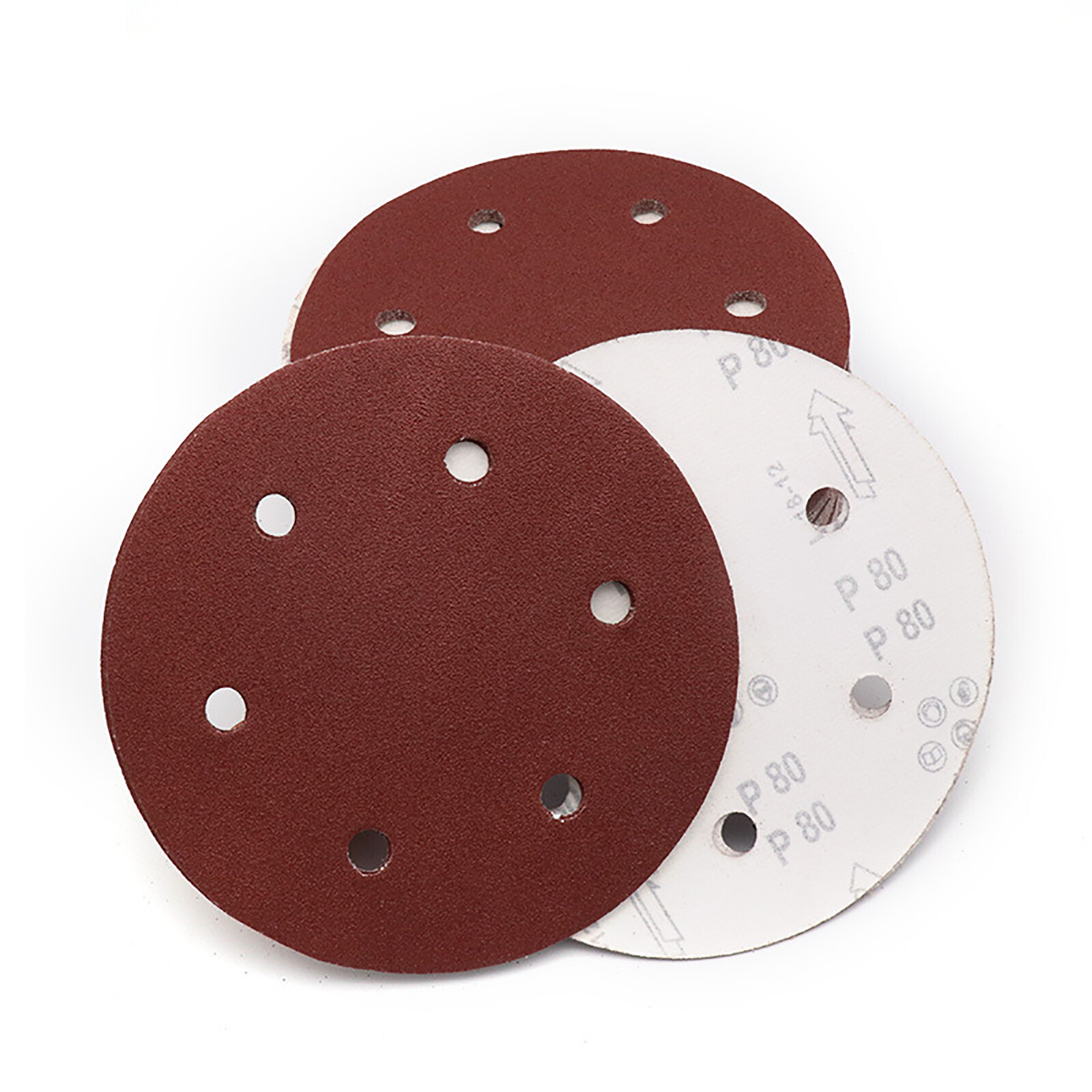 225mm 9 inch Sanding Discs 6 Hole Sandpaper 40/60-2000 Grit Orbital Sander Pads