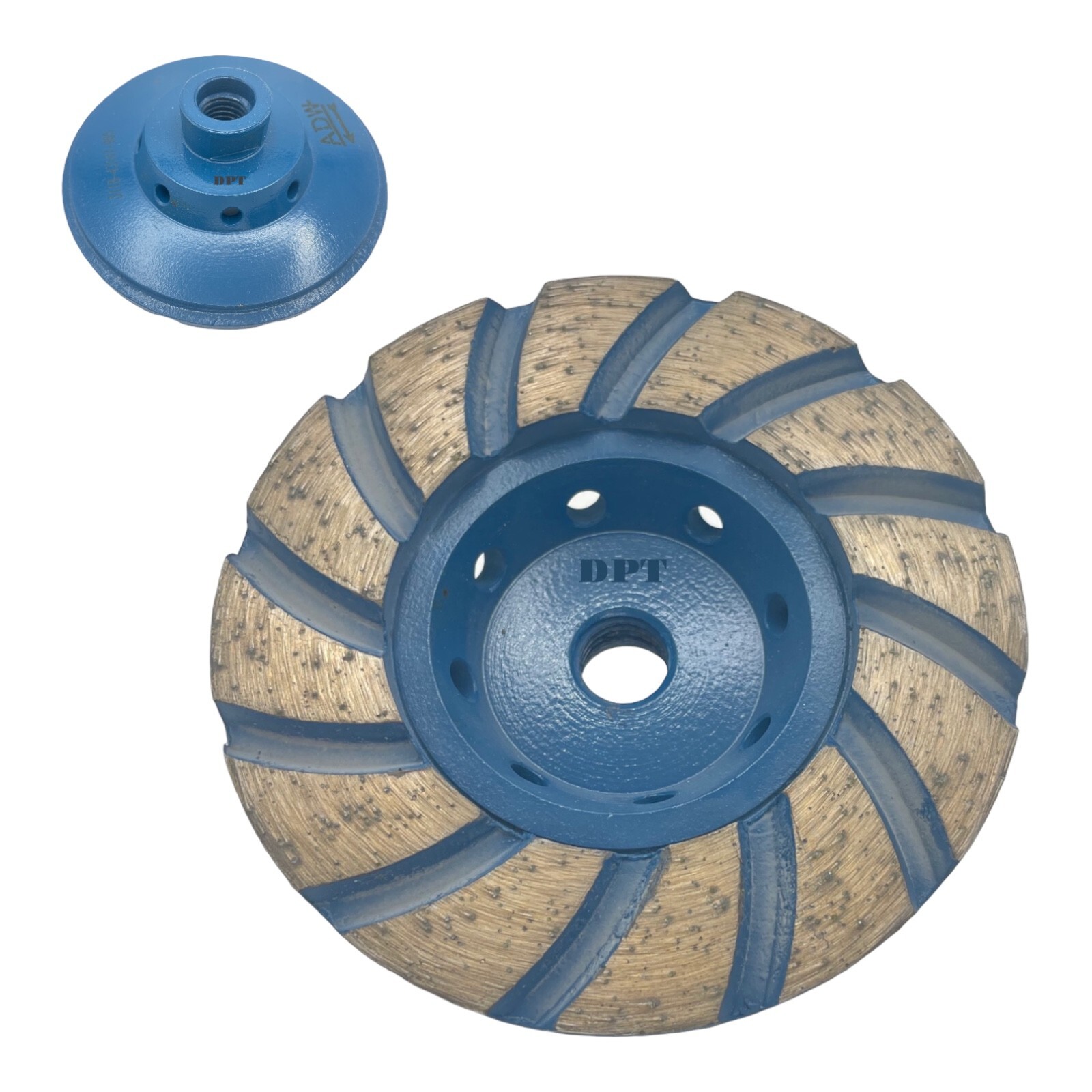 4″ Turbo Diamond Cup Wheel for Grinding Concrete and Masonry 5/8″-11 Thread