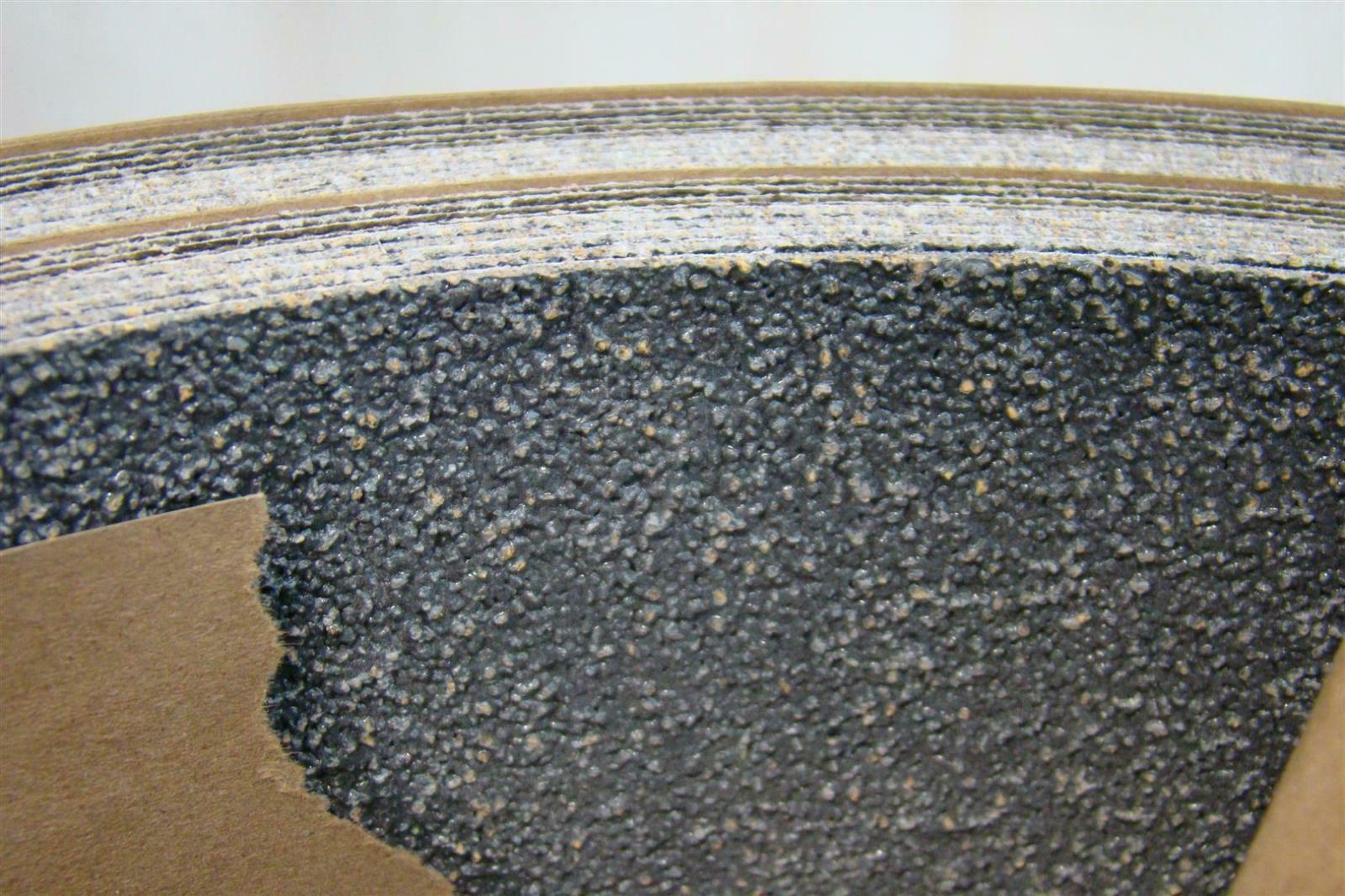 (5) 3M 464W Polishing Cloth Silicon Carside Belts Sine Wave Splice 320Grade 12in