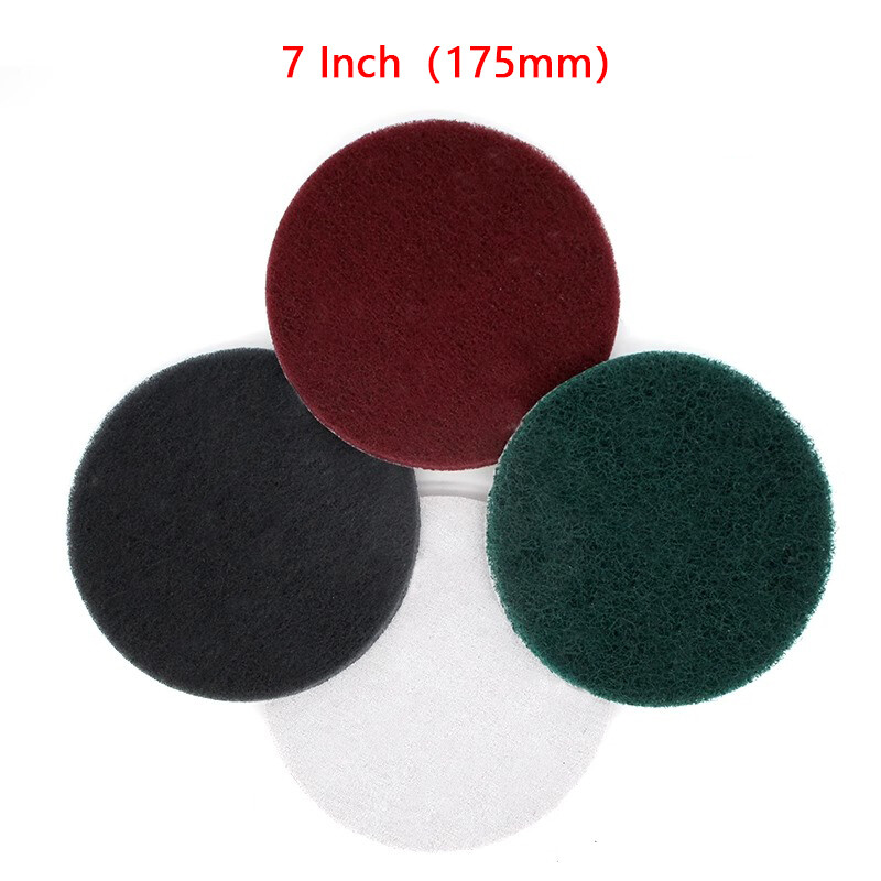 7″ 180mm Hook & Loop Scouring Pad Flocking Sanding Discs 240- 800 Grit Polishing