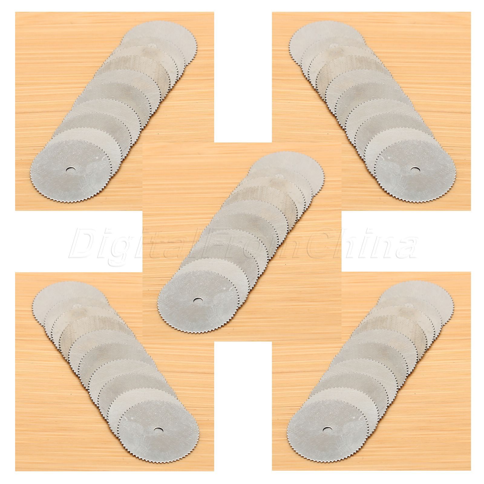 40pc 22mm Steel Discs Wood Saw Cutting Cutter Wheel Blade Rotary Tool for Power