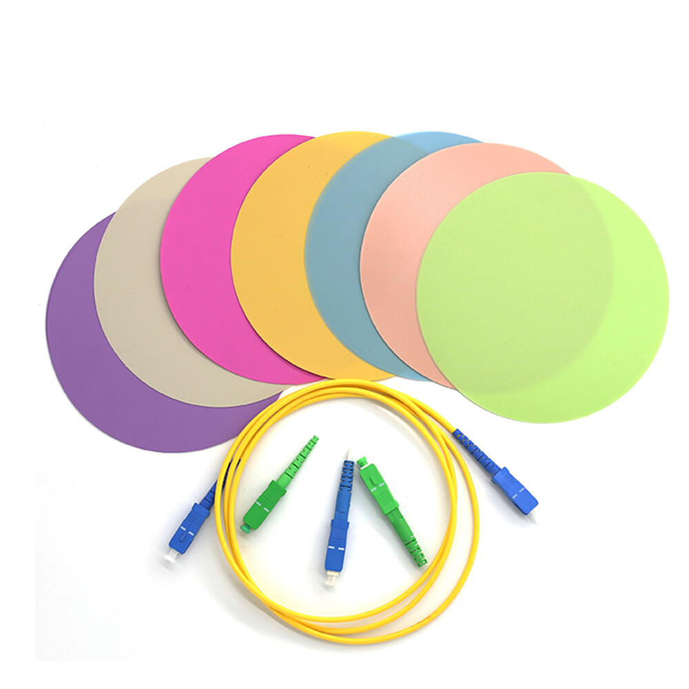 50Pcs Diamond Polishing Lapping Microfinishing Film for Optical Fiber 8” Disc