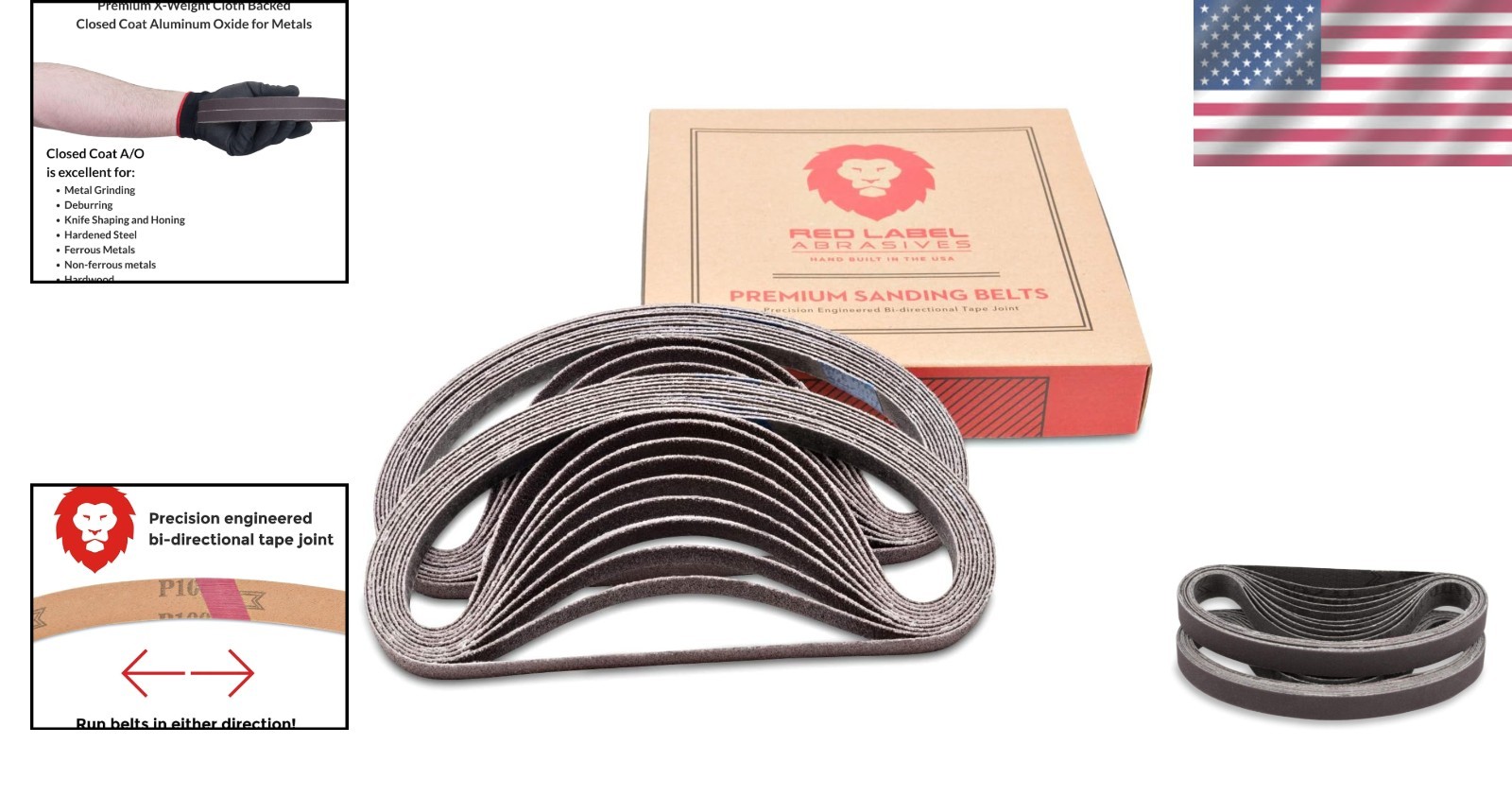 Versatile 1/2 X 12 Inch Sanding Belts – 20 Pack for Metal Grinding Applications