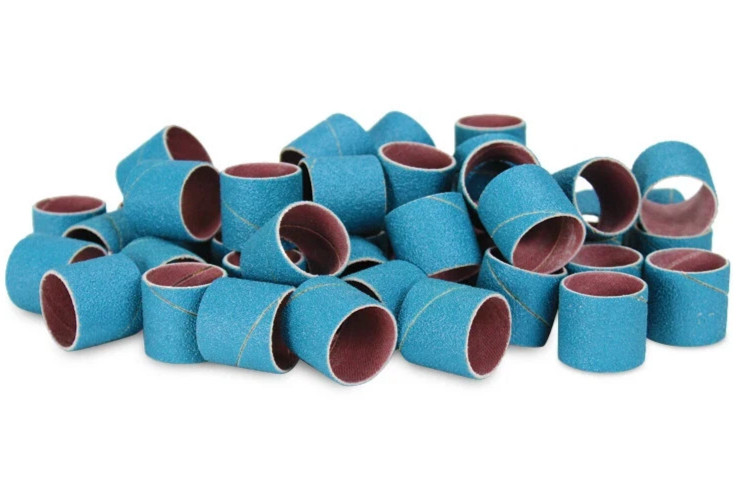 3/4″ x 1″ Zirconia Spiral No Lap Bands 80 grit – 10 Pack