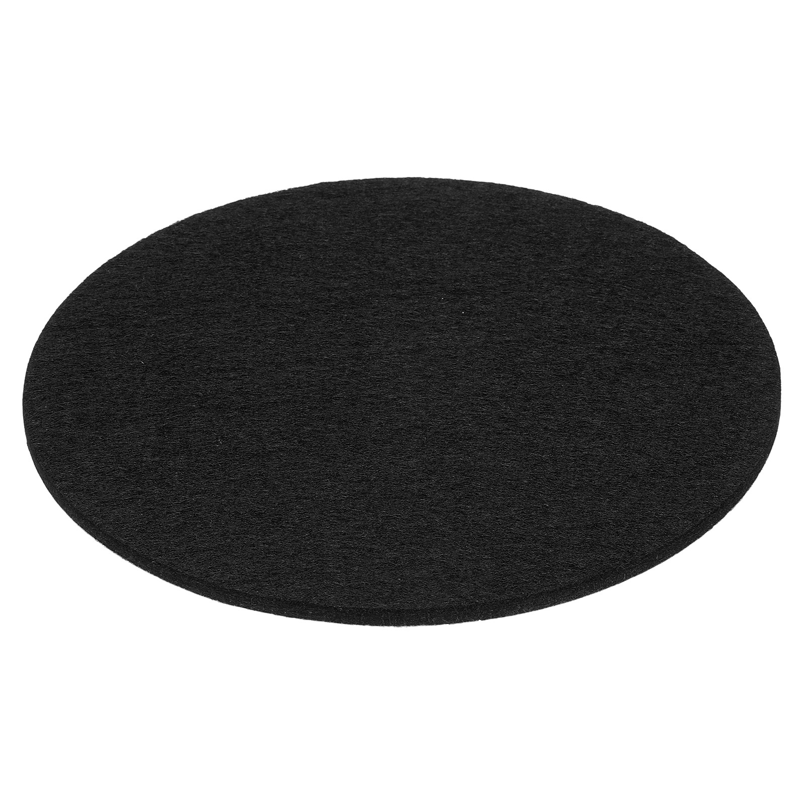 7.9″ Diameter Adhesive Non-Slip Backed Felt 5mm Thickness Black