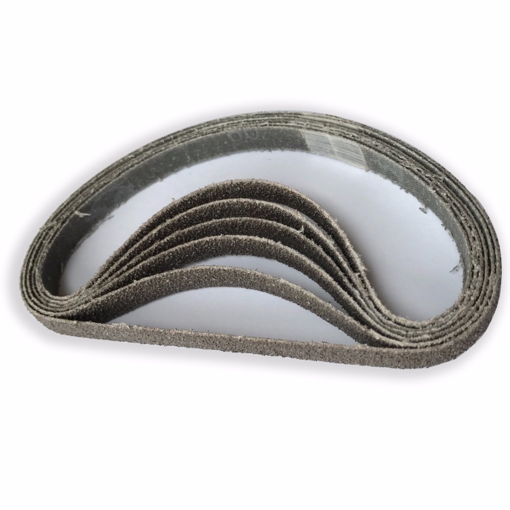 10 Pieces 330*10mm Abrasive Sanding Belts for Air Belt Sander