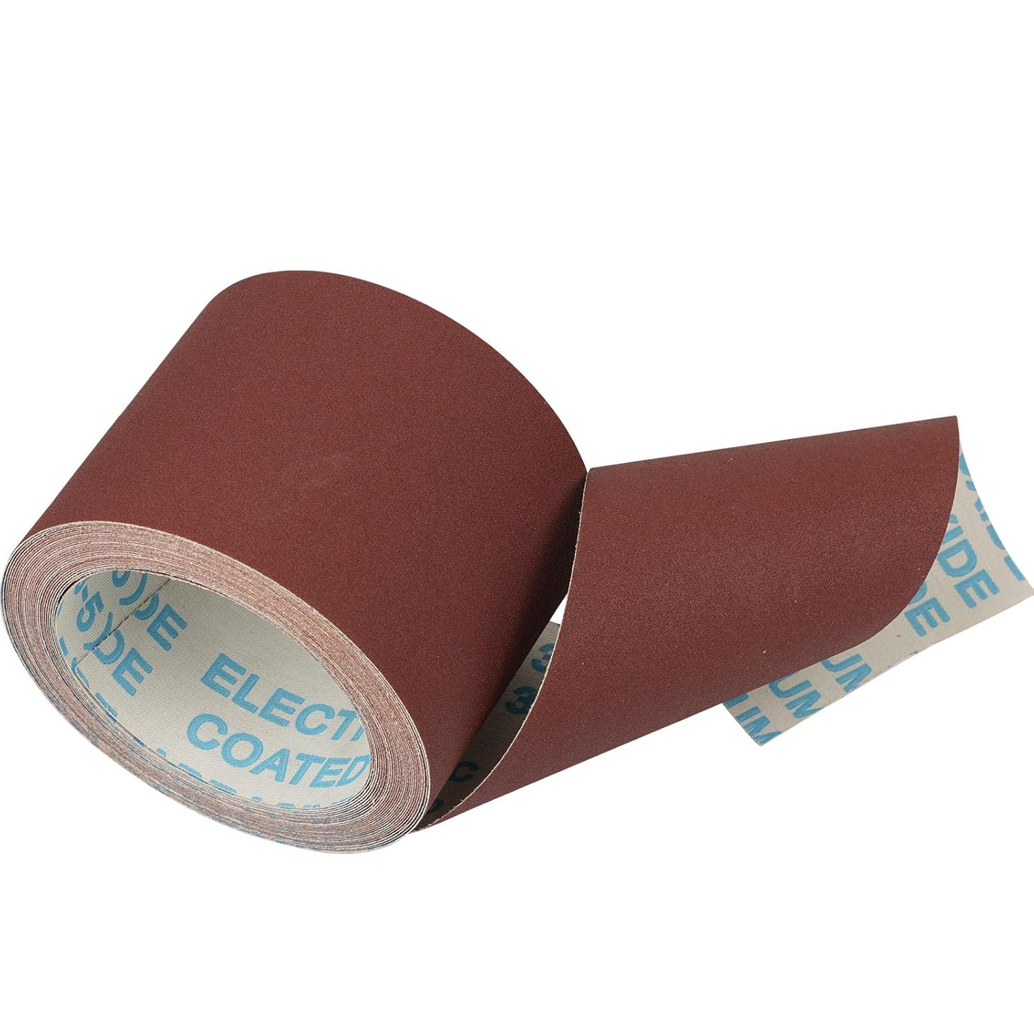 120 Grit Sandpaper Roll 4 Inch X 32.8 Feet Aluminum Oxide Emery Cloth Roll with