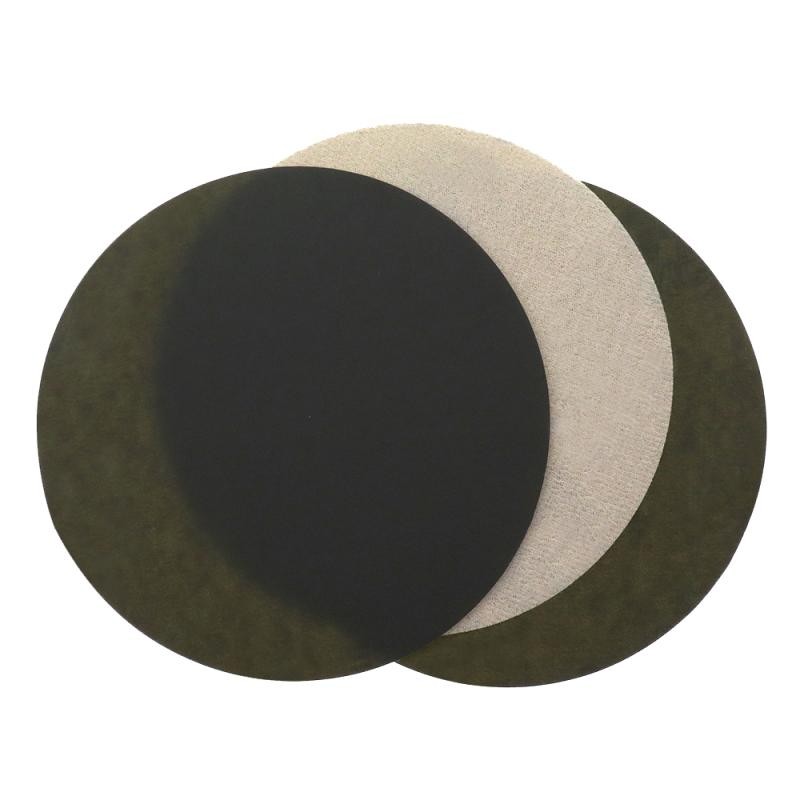 180mm-7″ Inch Flocking Wet Water Sanding Discs Hook and Loop Sandpaper Pads
