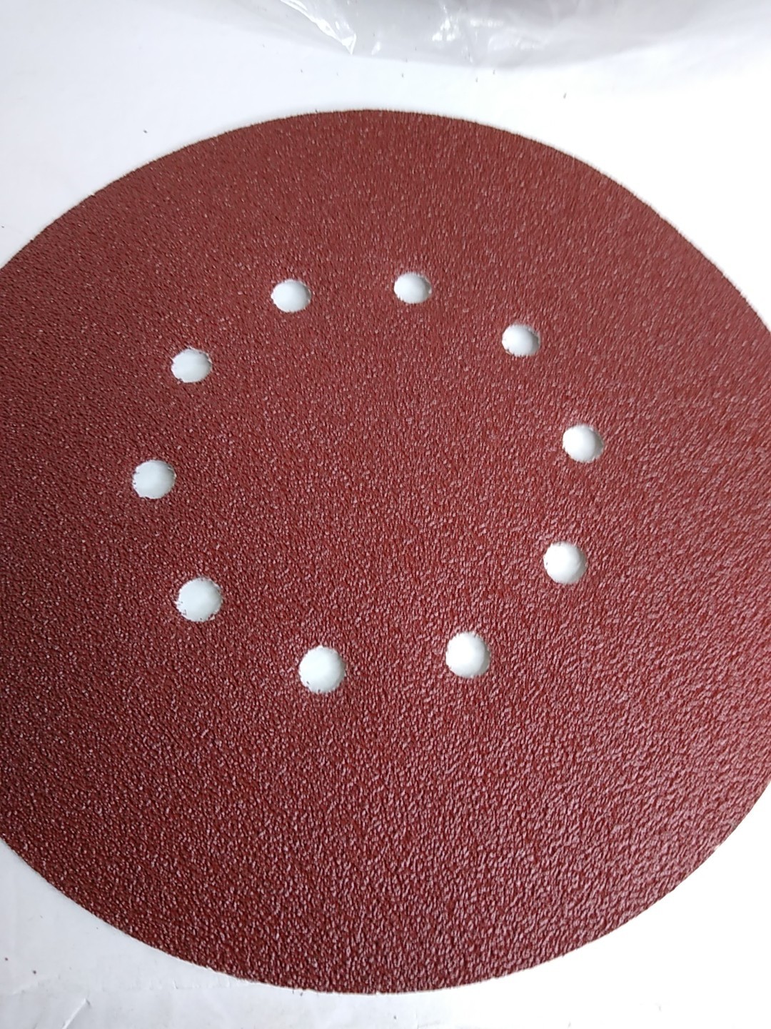 9-Inch 10 Hole 40 Grit Sandpaper 50 Pack for Sander and Finishing Aluminum Oxide