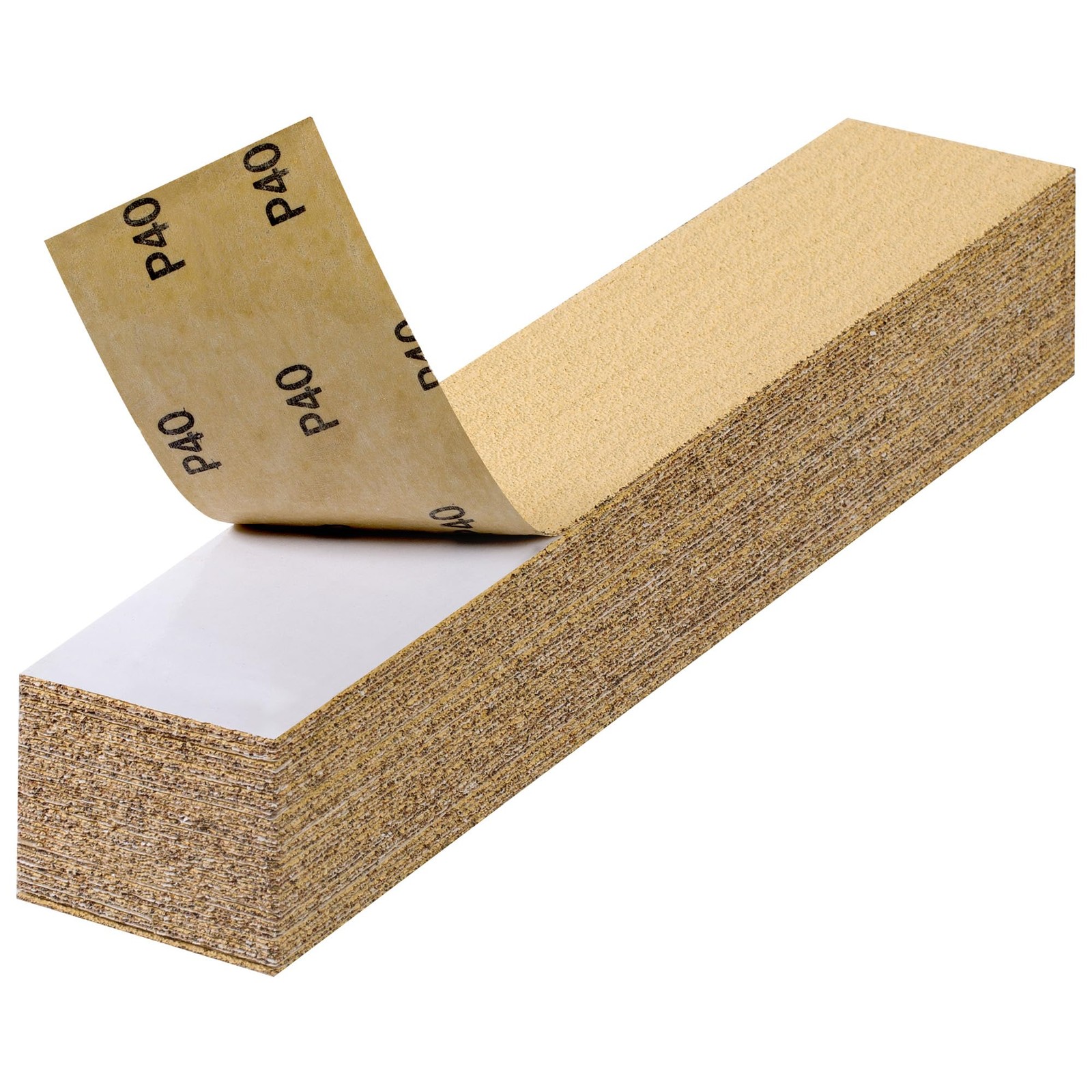 Shawya 40 PCS 2-3/4″ x 16-1/2″ 40 Grit PSA Longboard x 16-1/2″, Yellow