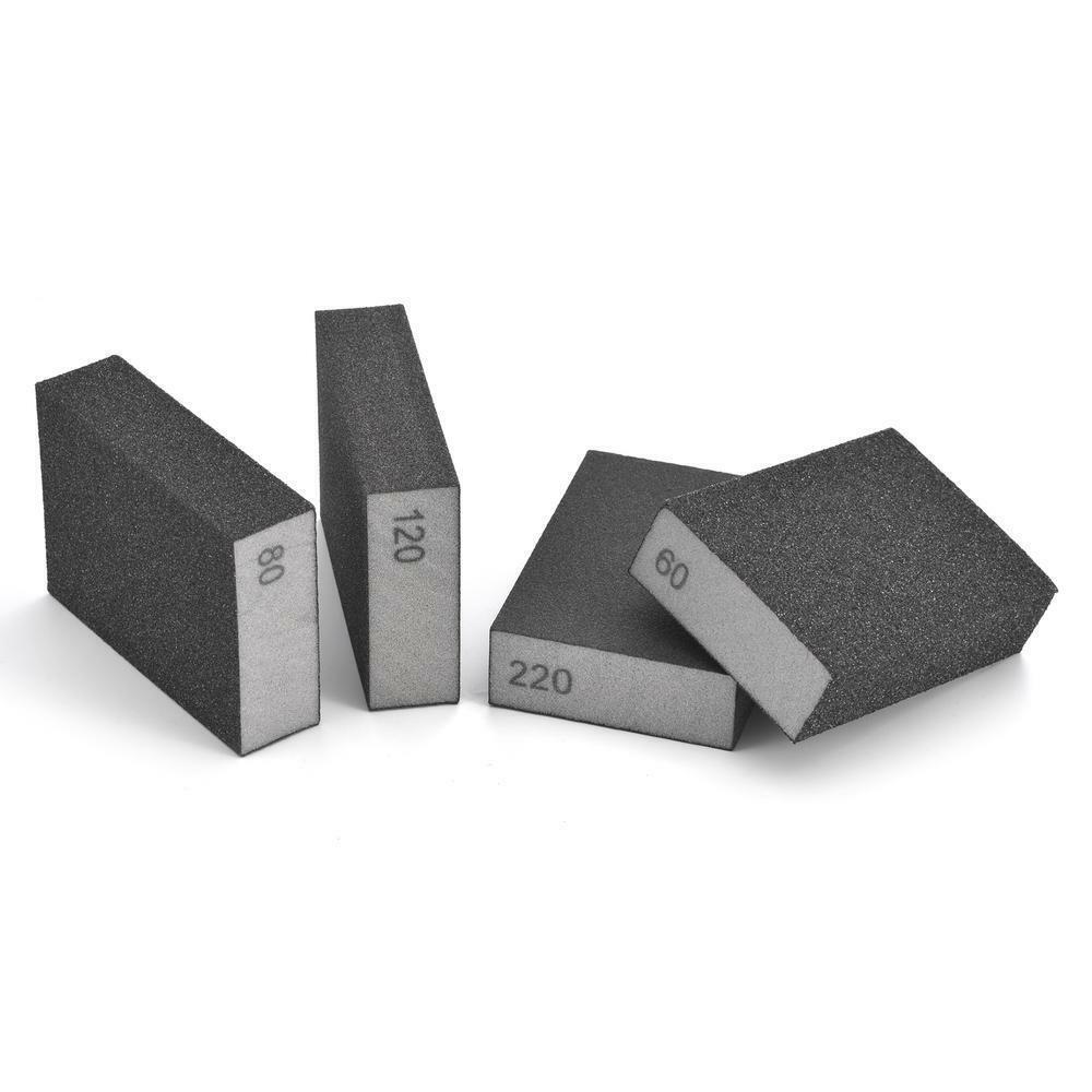 8 pack Sanding Sponge Coarse, Medium, Fine & Extra Fine Grit for Drywall, Wood +
