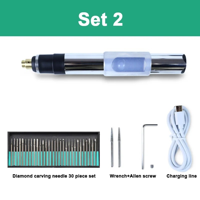 3.7V 25W Speed Regulating Mini USB Electric Mill Engraving Pen Polishing
