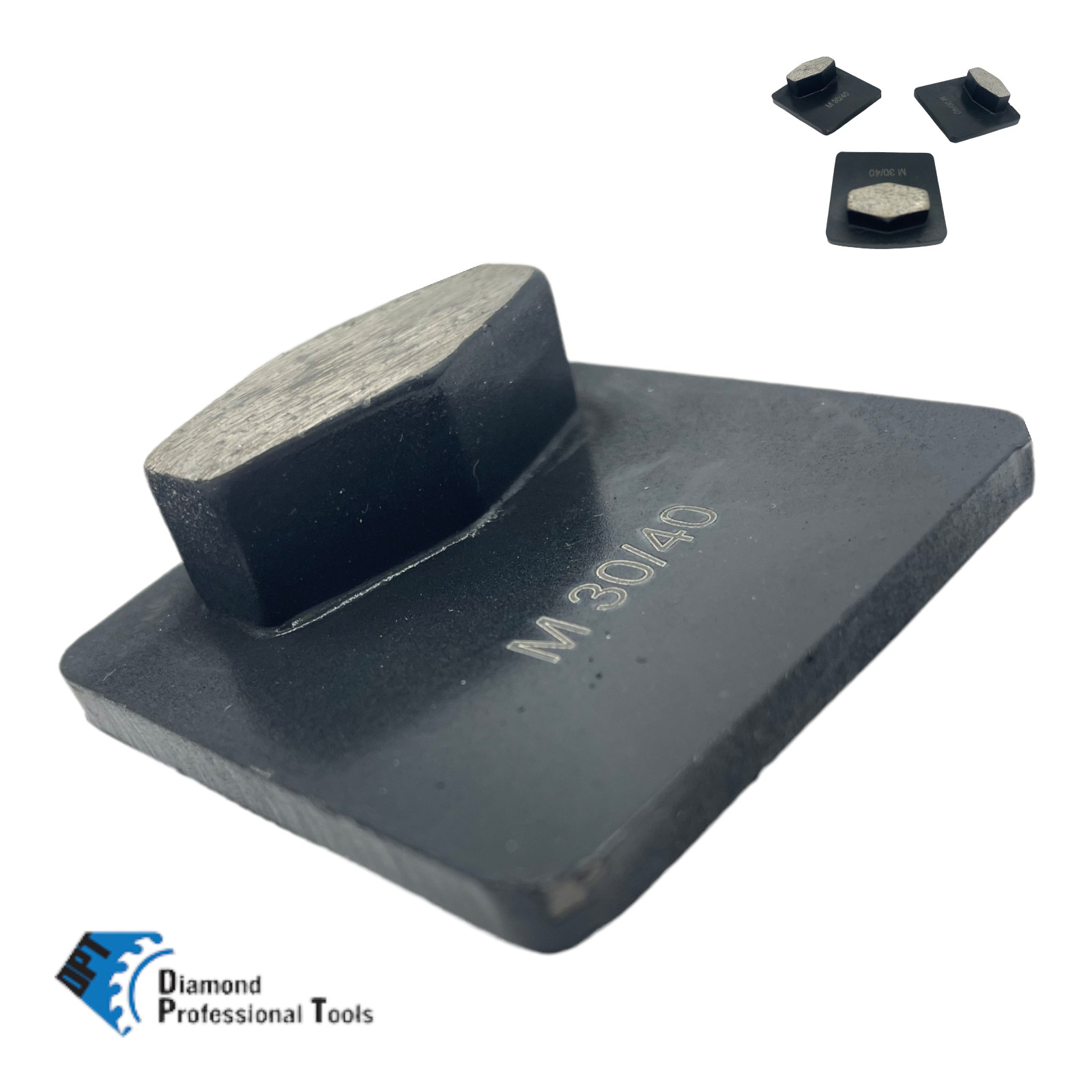 3 Pack For Husqvarna Concrete Grinders Wheel Discs Medium Bond 30 / 40 Grit