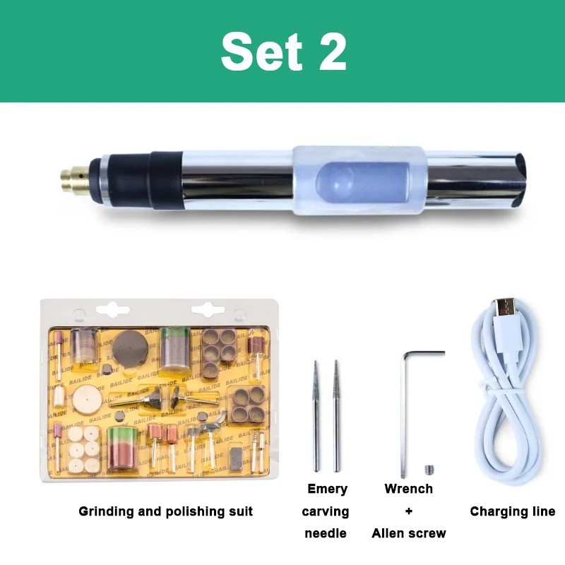 3.7V 25W Speed Regulating Mini USB Electric Mill Engraving Pen Polishing