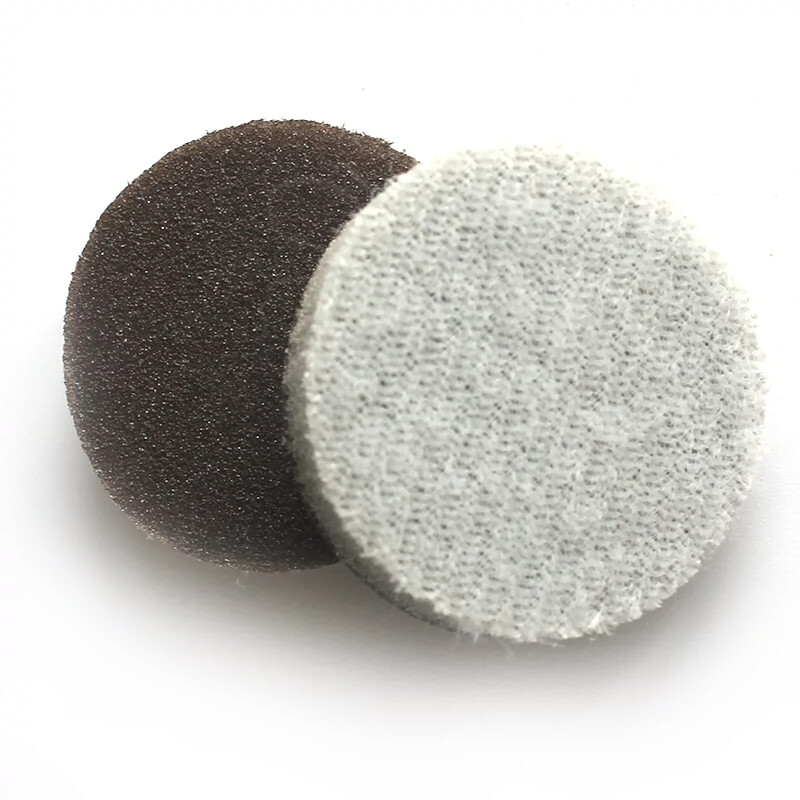 1″ 25mm Sponge Red Sandpaper Wet And Dry Sanding Discs Foam Block 300-2000 Grit