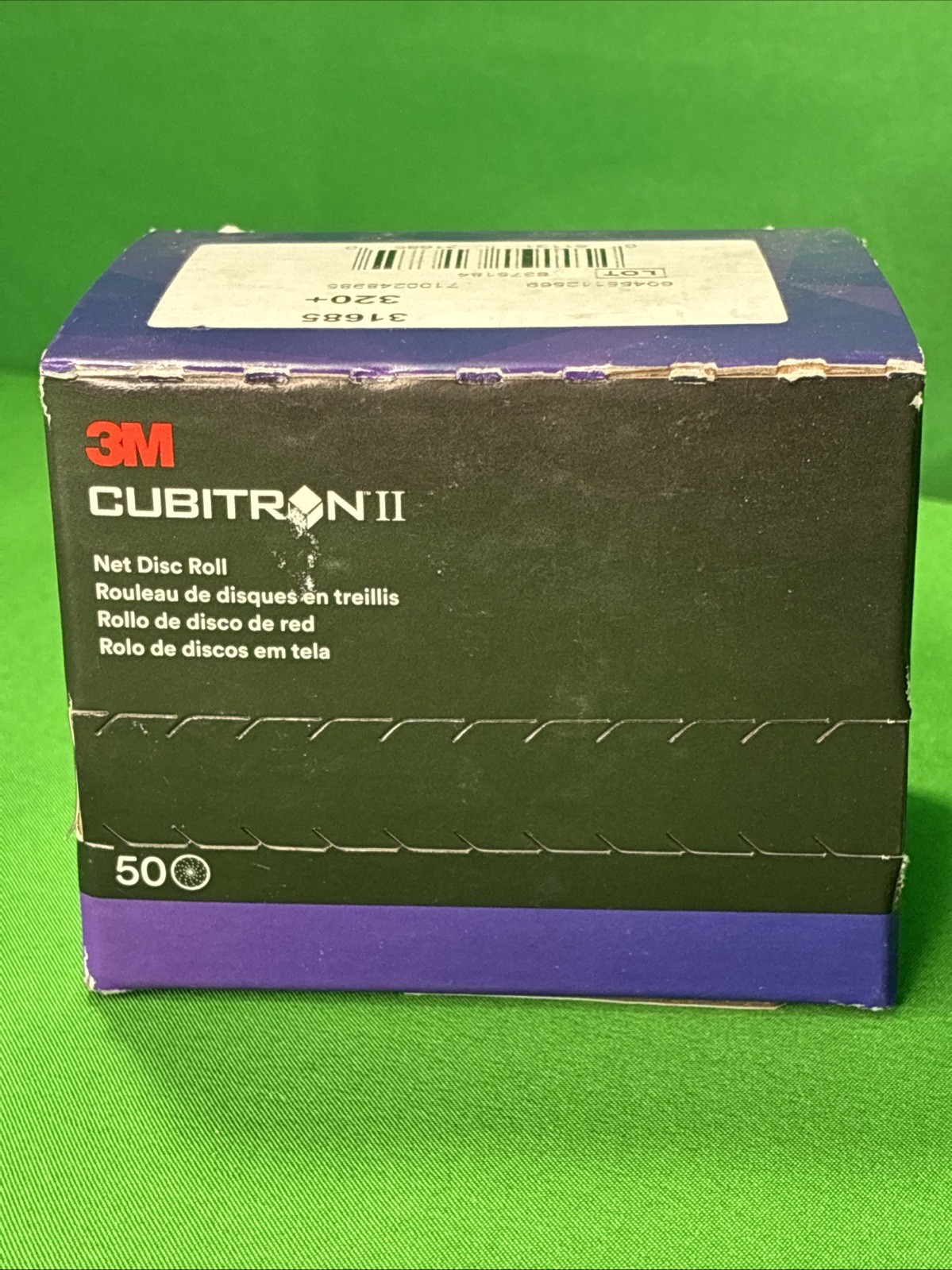 3M CUBITRON II ( 31685 ) Net Disc Roll 320+ /3 inches -50 Discs/Roll